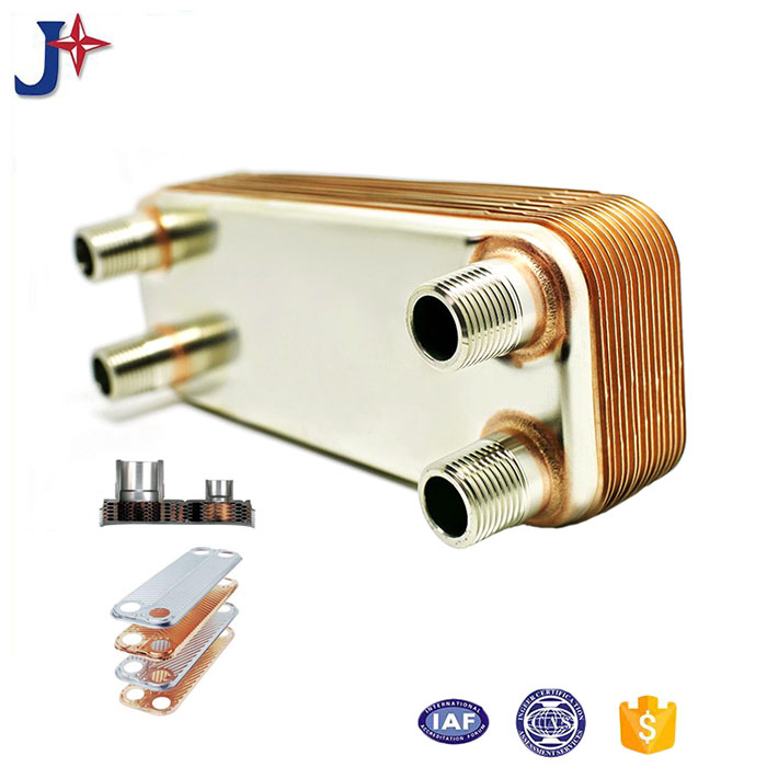 Mały lutowany płytowy wymiennik ciepła ze stali nierdzewnej o mocy 30 kW